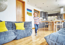 Underlays for wood and laminate flooring offering noise reducing performance