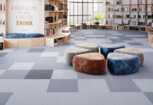 IVC Commercial carpet tiles are durable, while being able to respond to design challenges