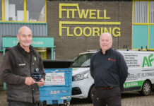 Recofloor awards Absolute Flooring SW for recycling efforts recofloor