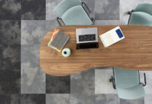 Tarkett carpet tiles designed for a return to the office tarkett