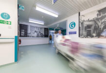 Adhesive-free flooring delivers savings for hospital trust