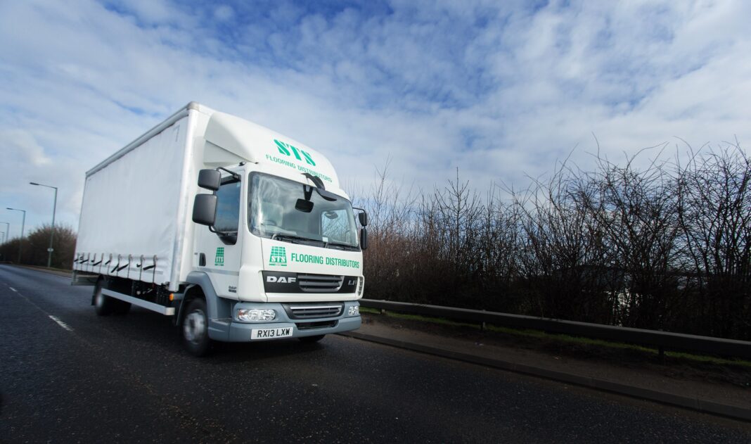 STS Flooring Distributors van