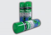 ‘Breathe easier with new heavy duty spray adhesive’