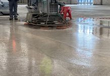 Husqvarna Hipertrowel rejuvenates large warehouse