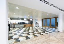 Hexa and Pennon tiles from the Kaleidoscope collection