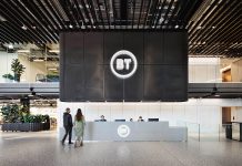 Adhesive system connects surfaces at BT’s new global headquarters