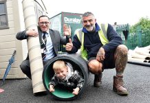 Interfloor donates playtime materials to Broadway Primary School