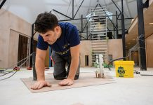 F. Ball’s System LVT range used in self-build property