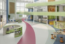 Flooring made with lower-carbon PVC