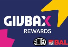 GivBax Rewards app from ARDEX and BAL