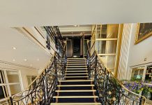 Morleys’ stair nosing solution at Dallas Burston Polo Club’s feature staircase