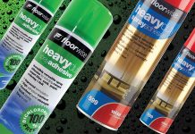 Floorwise’s F599 and F597 Heavy Duty spray adhesives set the gold standard