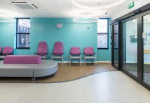 Adhesive-free floors support new hospital programme approach