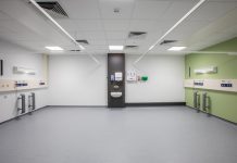 Floor install at Royal Gwent Hospital Endoscopy Unit completed with Mapei