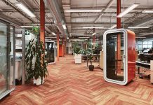 TractionBack 2.0 means no adhesives for Milliken carpet tiles